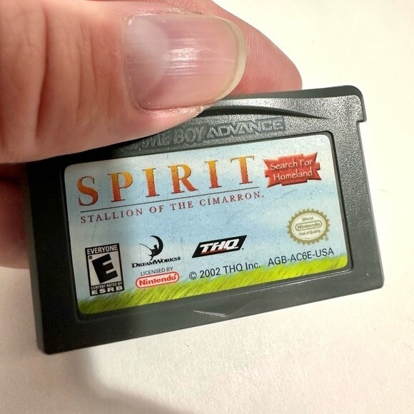 Game Boy Advance Spirit Stallion Of The Cimarron Game - Picture 2 of 5